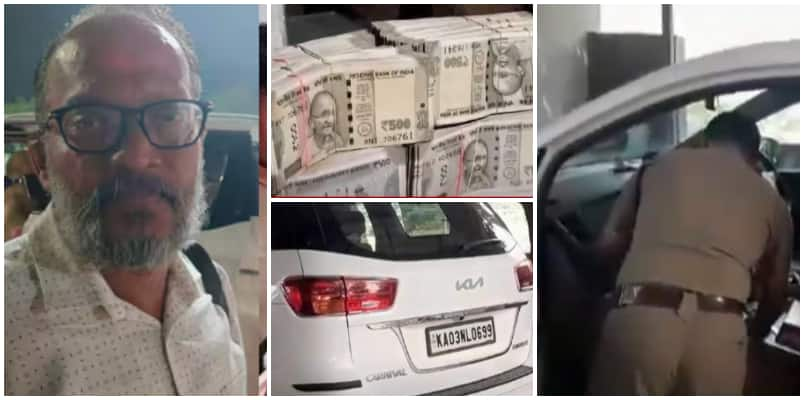 Kerala BJP leader arrested for smuggle one crore black money carrying without documents in toll plaza