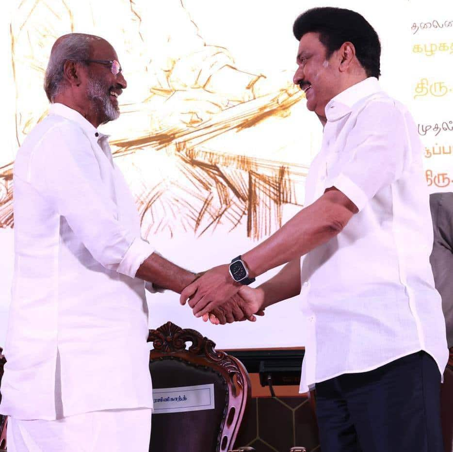 TN Chief Minister Stalin and Vijay extend birthday wishes to actor Rajini ray