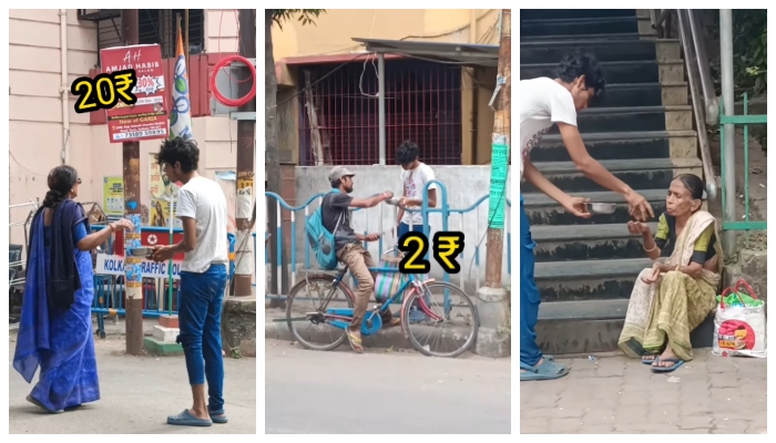 Video of young man performing 24 hour begging challenge goes viral