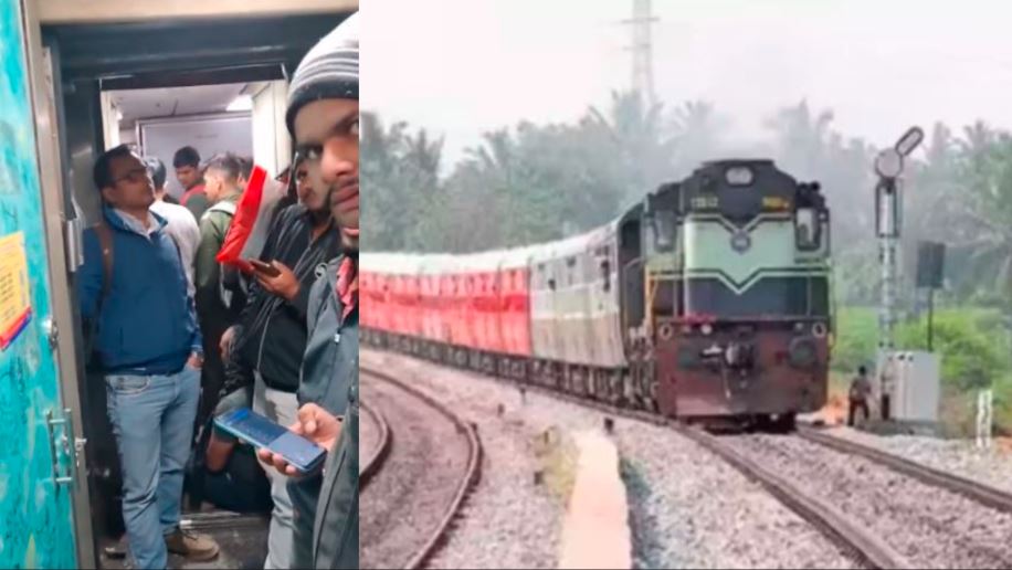 public anger on Indian Railways after Overcrowded AC Coach video goes viral