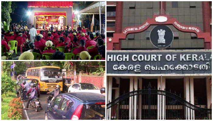 Kerala high court slam police on cpm vanchiyoor road blockade