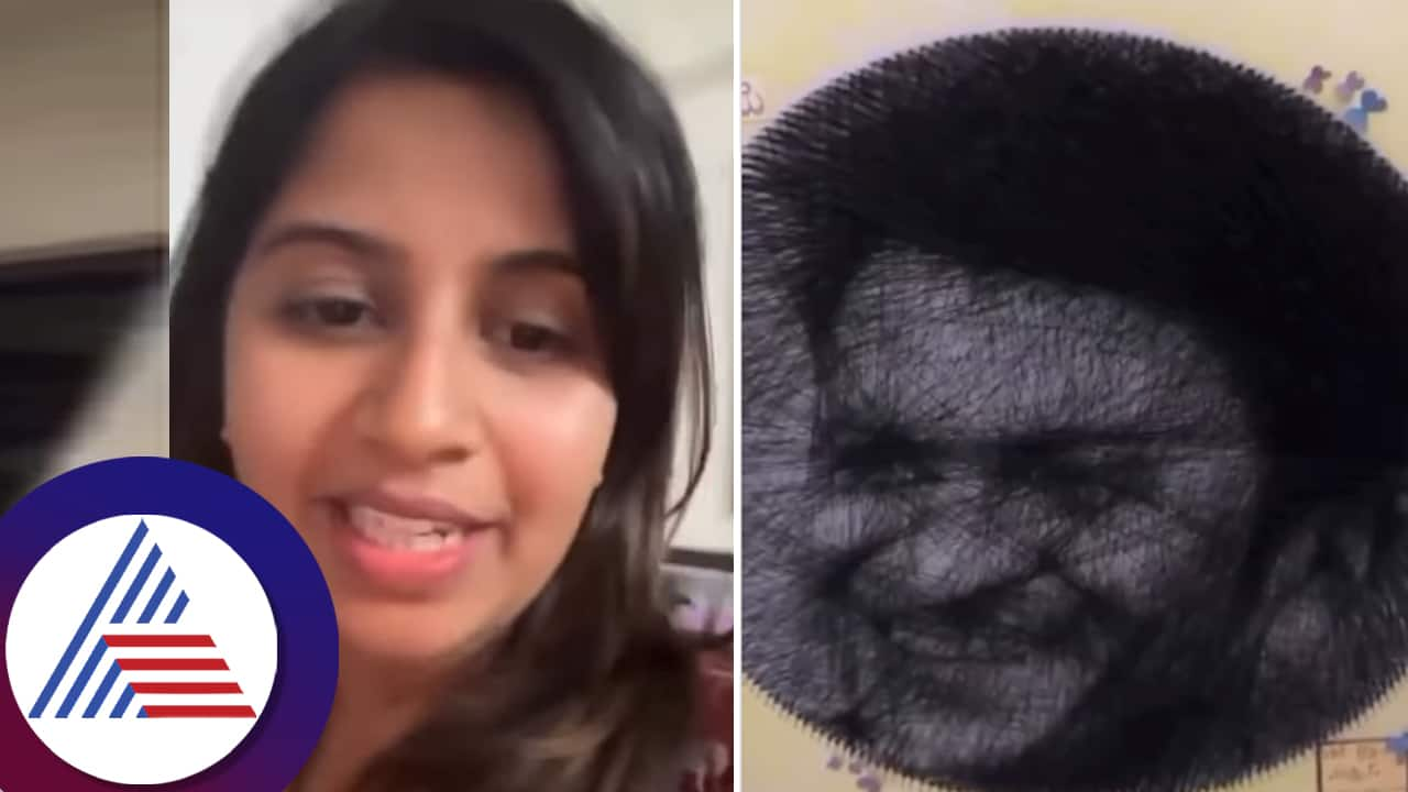 Anchor Anushrees fan gifted  Puneeth Rajkumars art made from thread suc 