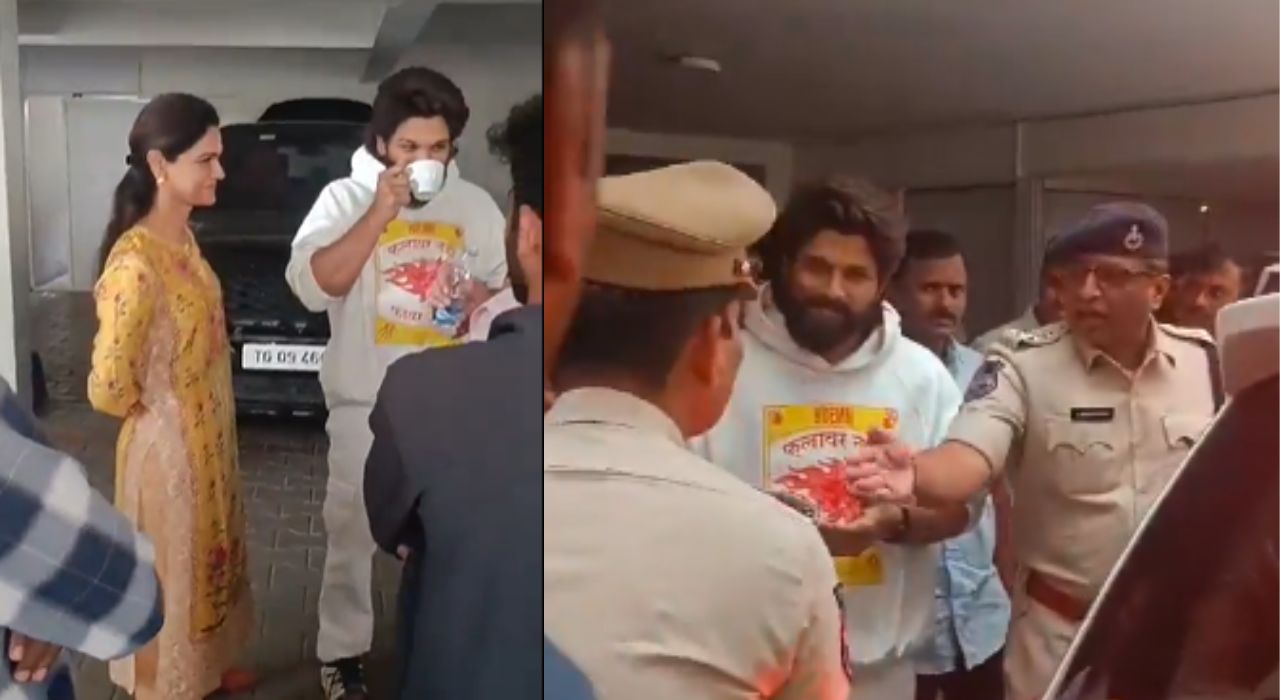 Allu Arjun says this is too much to police who did not let him change his clothes sat