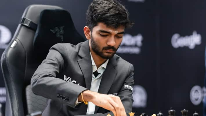 World chess champion  Gukesh, has jumping in Singapore ray