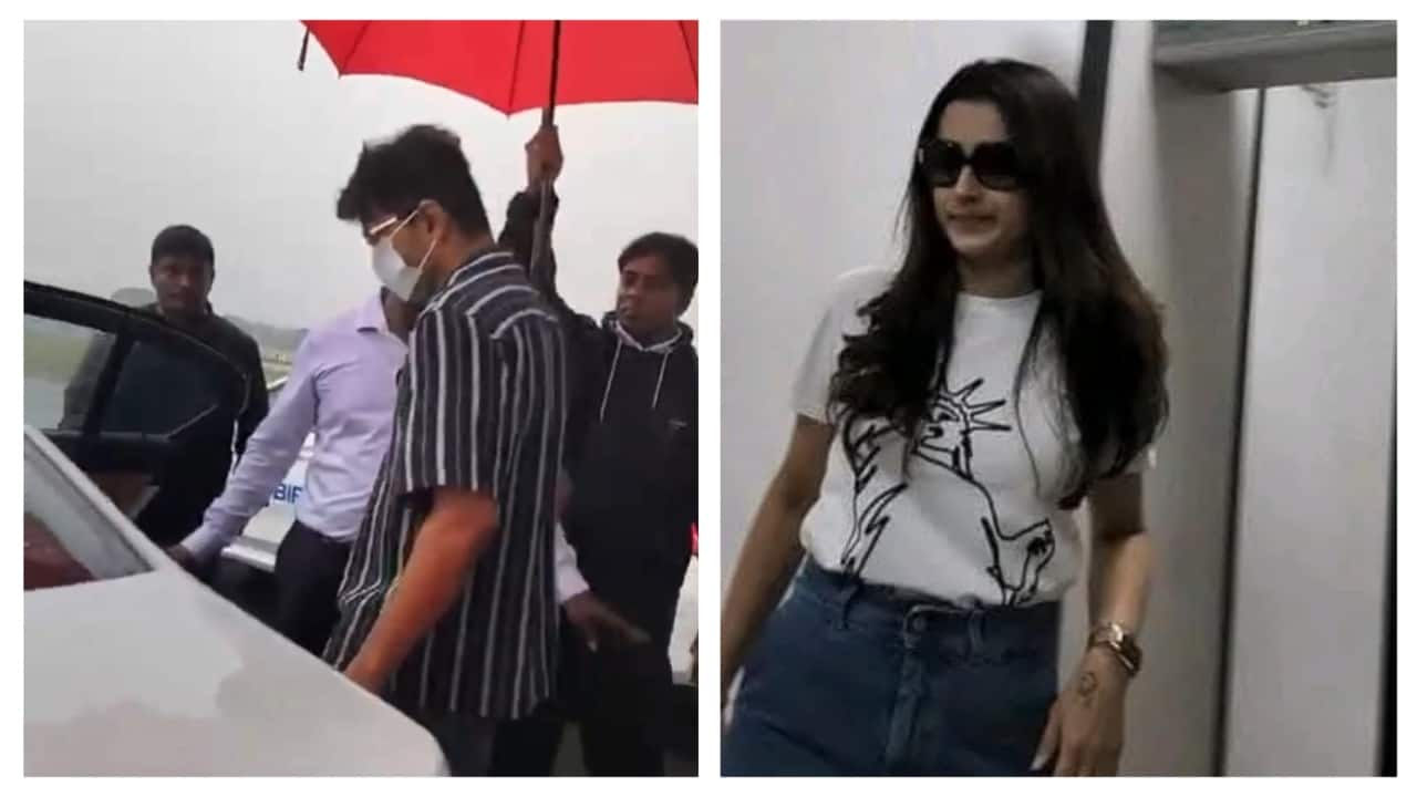 Thalapathy Vijay and Trisha Private Flight to Goa for Keerthy Suresh Wedding gvd