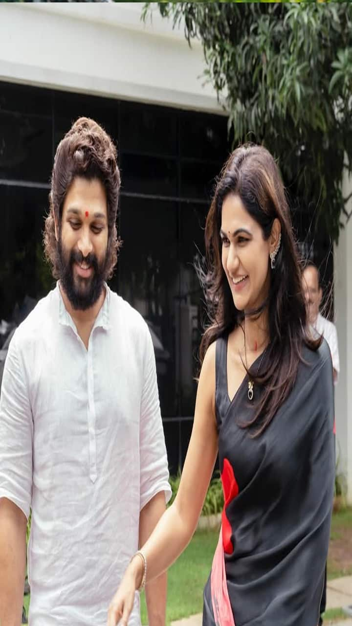 Pushpa 2 star Allu Arjun's wife Sneha Reddy's stunning saree looks RBA