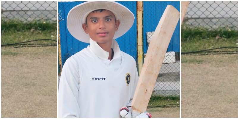 Kerala player Arjun Hari stood firm in front of the Mumbai bowling Draw in Vijay Merchant Trophy