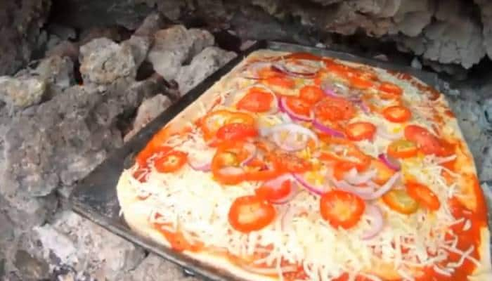 most dangerous Pizza in the world cooking in volcano in Guatemala by Chef Mario David Garcia