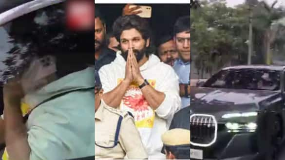 Allu Arjun Released From Jail released through the backgate due to security reason 