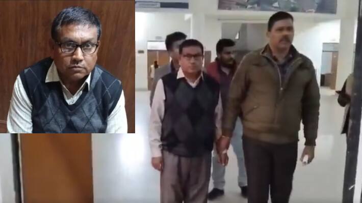UP lucknow anti corruption lekhpal bribery case chinhat land measurement arrested vibhutikhand
