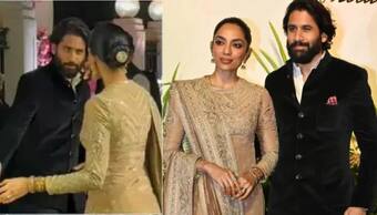 Naga-Sobhita at Aaliyah Kashyap's Wedding Reception: Actor's strange behavior at the party sparks discussion