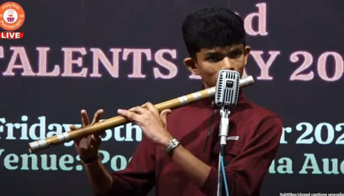 Viral video Karnataka student flute cover of Ed Sheeran Perfect song is magical watch netizens react gcw