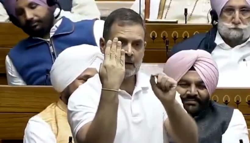 Constitution debate: Rahul Gandhi cites Savarkar's views, uses Eklavya analogy; BJP slams 'trash talk' (WATCH)