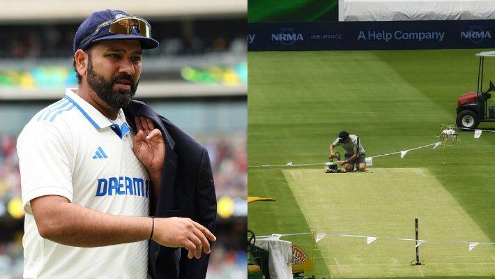 Ind vs aus Brisbane test caiptan Rohit Sharma trolled after took bowling firts in Gabba bgt 2024