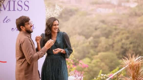 PV Sindhu Gets Engaged: Shares Photos with Fiance Venkata Datta Sai, Post Goes Viral AKP