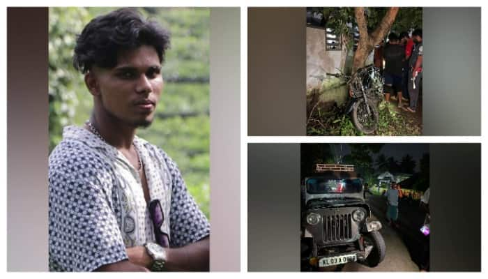 young man met tragic end in collision between bike and a jeep in Chittoor Palakkad friend is seriously injured