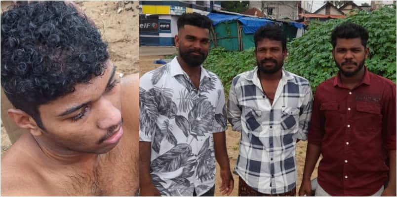 students takes dip in sea traps dramatic escape as three youth find in time vizhinjam 15 December 2024