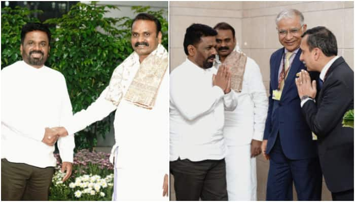 Sri Lankan President Anura Kumara Dissanayake reached india 