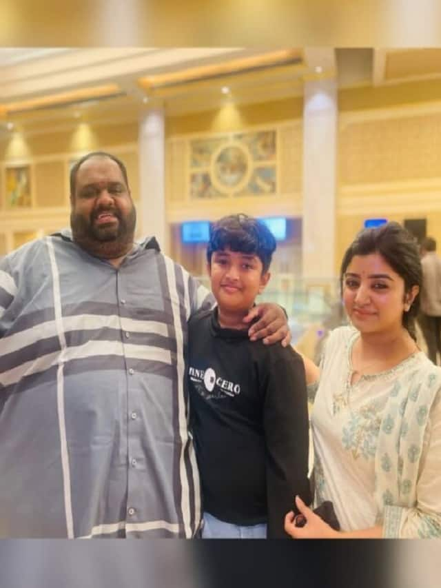 Tamil Producer Ravinder Chandrashekar with wife and son goes viral pav