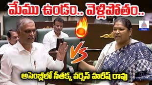 Telangana Assembly Sessions Harisha Rao vs Seethakka