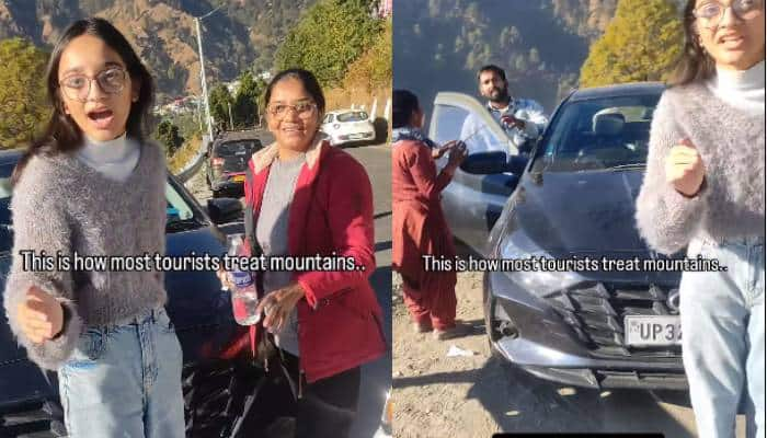 Tourists in Nainital angered after being asked by a woman not to litter viral video 