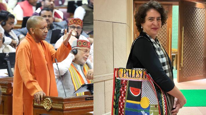 CM YOGI ON PRIYANKA GANDHI BAG 