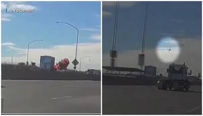 On camera, terrifying moment as plane crashes into building near Honolulu airport, kills two (WATCH)