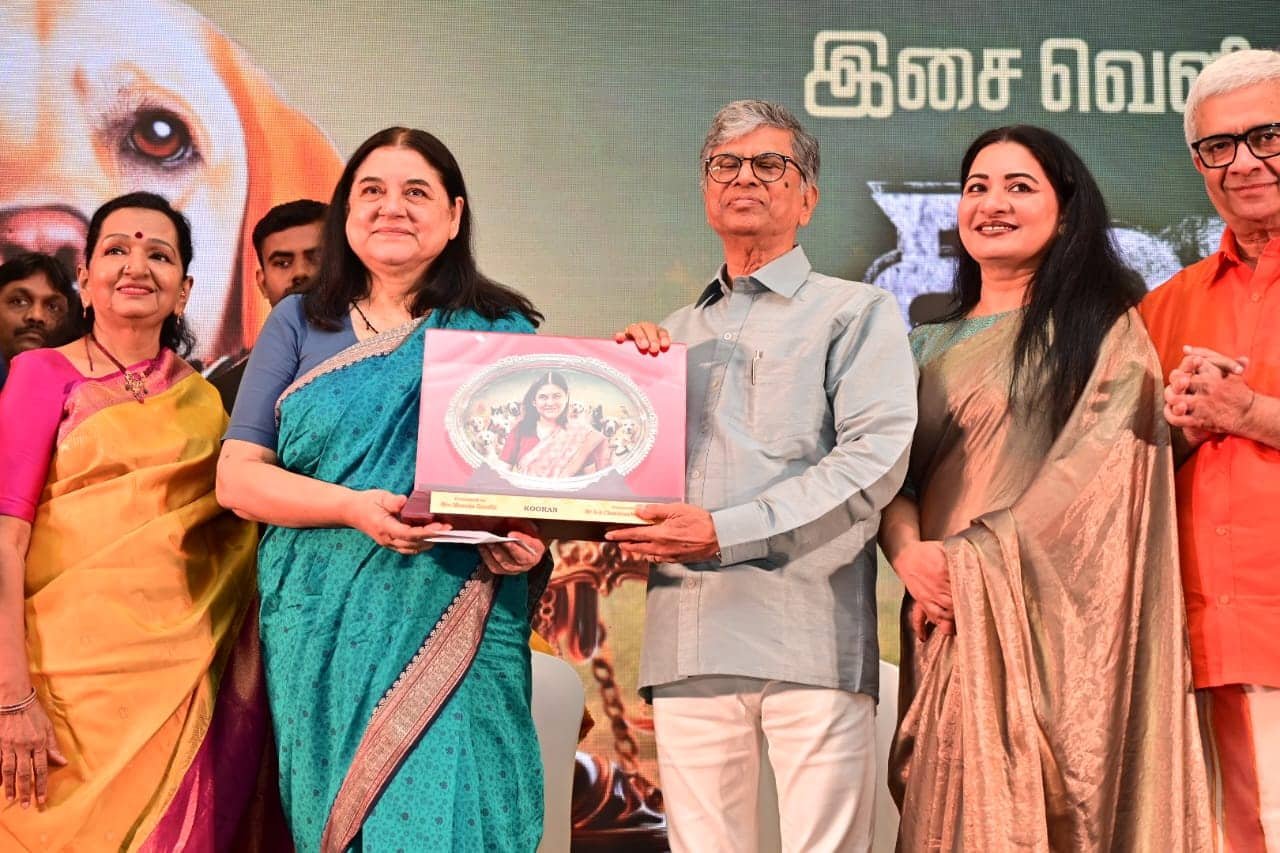 Maneka Gandhi Said That Govt should provide tax exemption for Kooran Movie at Audio Launch Function rsk