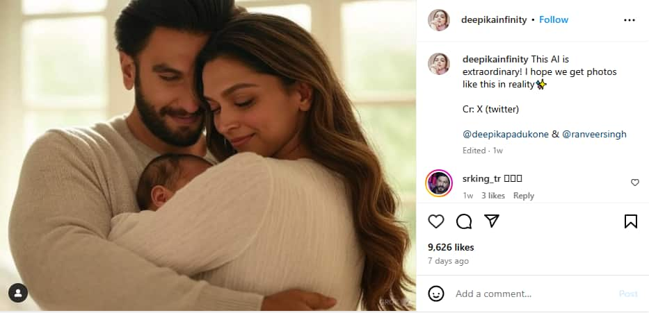 Fact Check Deepika Padukone Ranveer Singh child Dua viral pics real or not