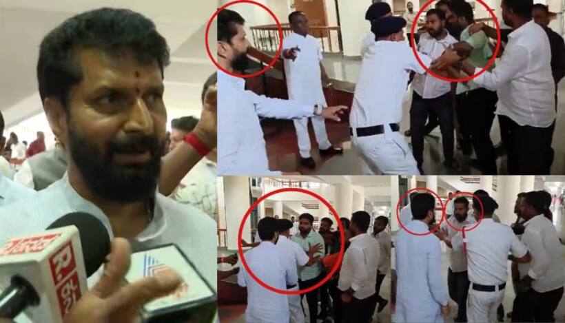 Karnataka Minister Lakshmi Hebbalkar's supporters attack BJP MLC CT ravi over obscene word usage allegations