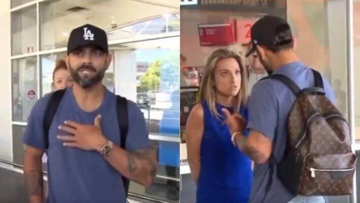 Ind vs Aus Melbourne test virat kohli clashes with media on airport king bgt 2024