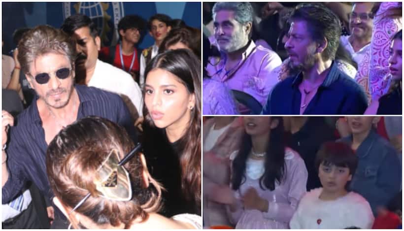 Shah Rukh Khan beams with pride as AbRam performs; dances with kids at son's school annual day [WATCH]