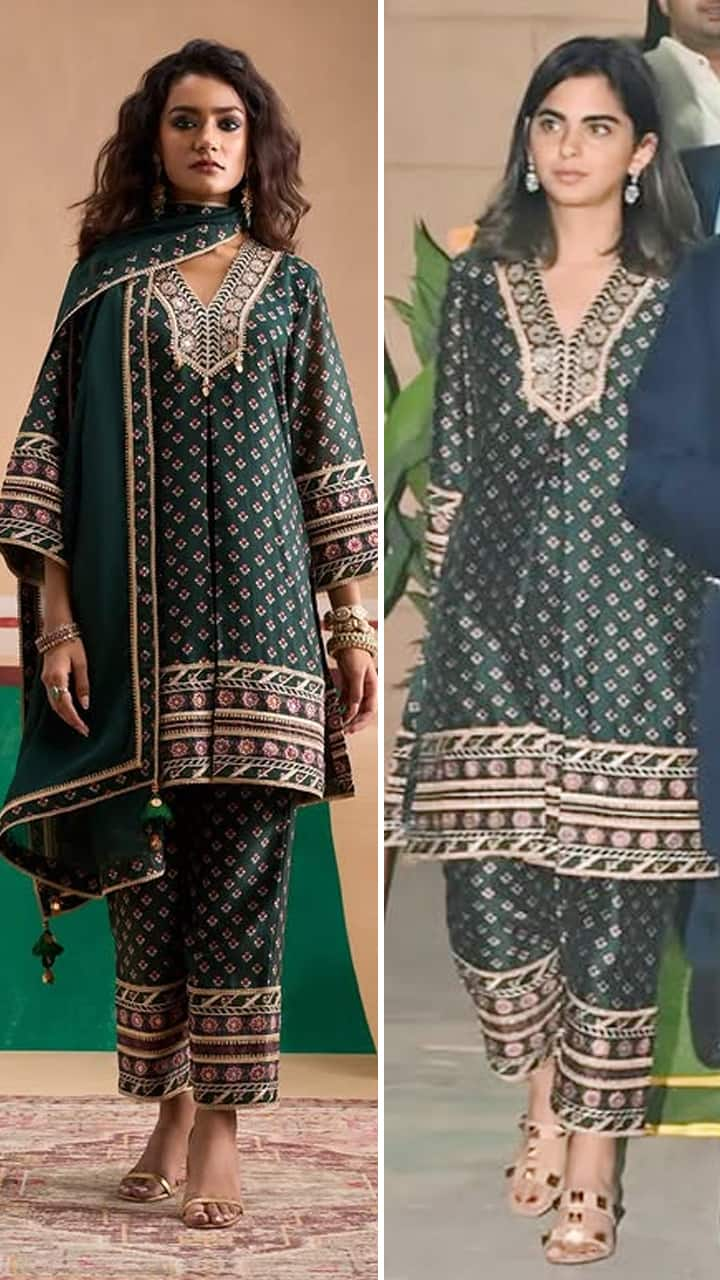 Isha Ambani wore emerald kurta at Ambani school annual day; Check cost ATG