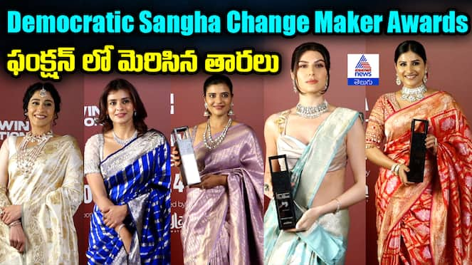 Celebritys Snapped at Democratic Sangha Change Maker Awards