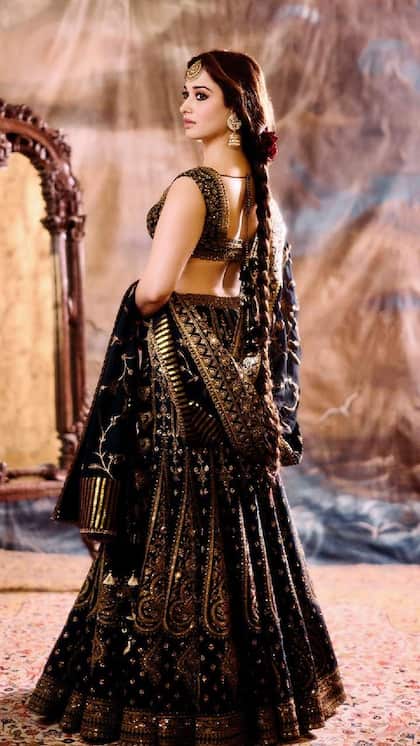 1. In black lehenga