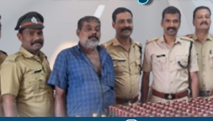 kanyakumari native man arrested for smuggling 140 litre mahe foreign liquor during vehicle inspection from vadakara