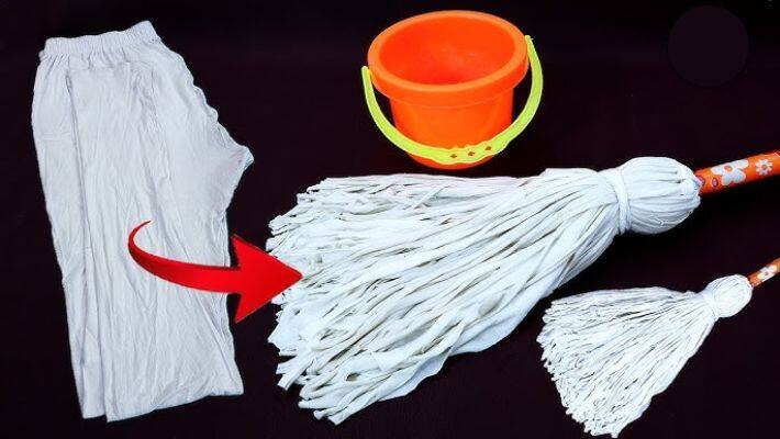 should old clothes be used for cleaning and mopping the house as per vastu