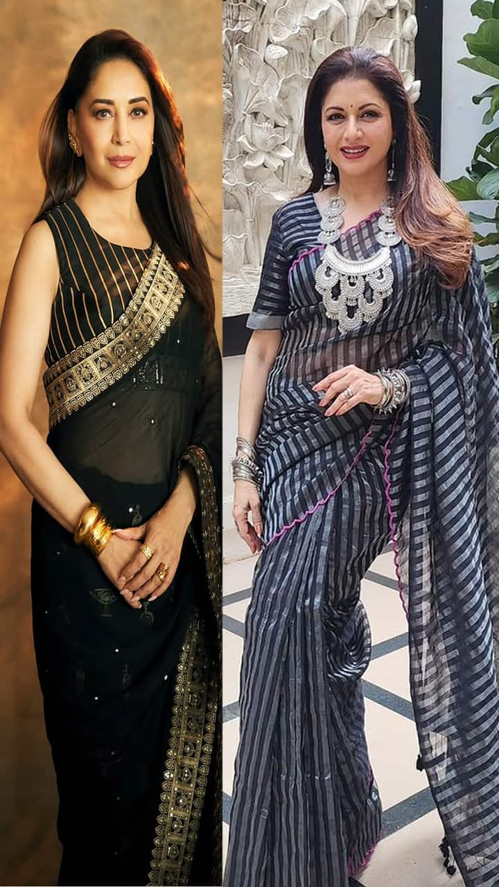 Bhagyashree vs Madhuri Dixit: Who wore the saree best? NTI