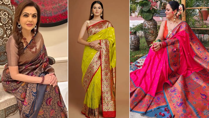 Nita Ambani सा दिखेगा ठाठ! नए साल पर मां को गिफ्ट दें ऐसी 5 Woven Saree