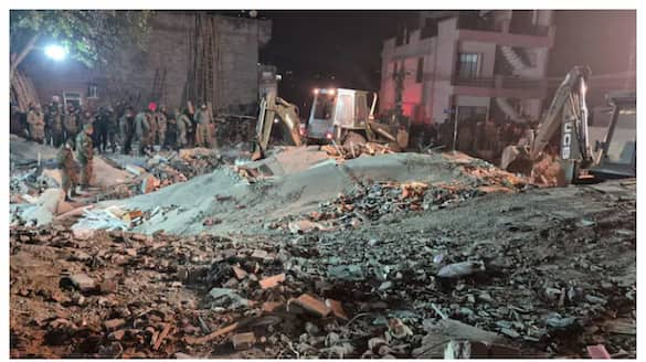 Around 15 Feared Trapped After Building Collapses In Punjab Mohali 