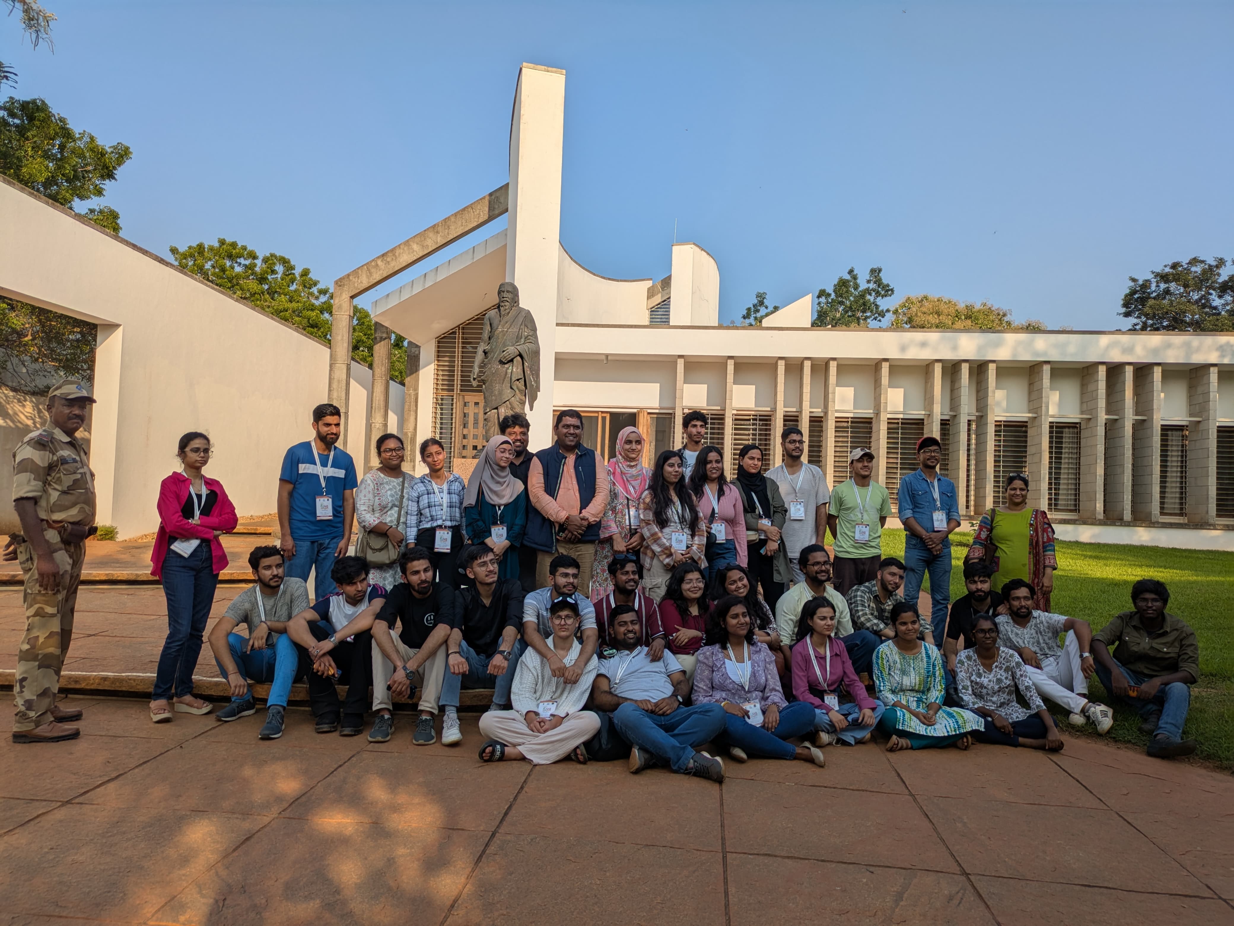 Jammu Kashmir and Ladakh students who came to Tamil Nadu Excited to tour Auroville KAK