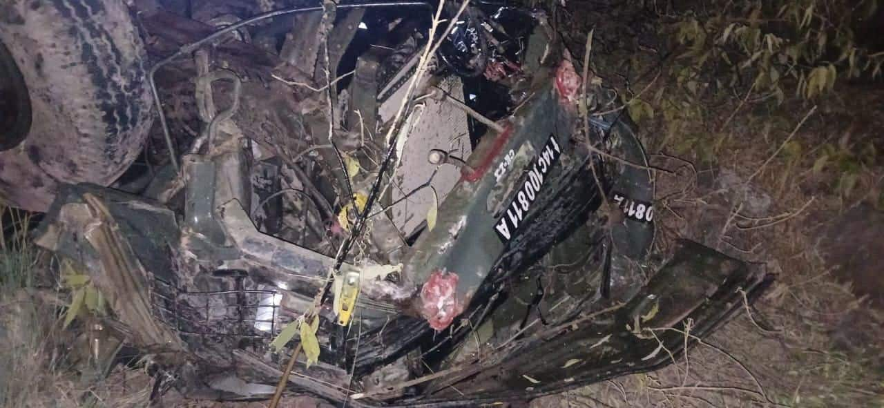 Indian Army vehicle plunges into 150-metre gorge in J&K's Poonch, several jawans injured snt