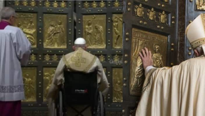 Pope Francis leads Christmas Eve Mass with opening of Holy Door at the Vatican