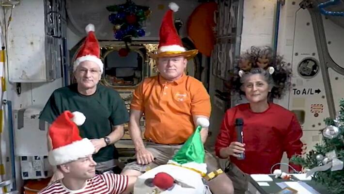 Sunita Williams celebrated Christmas 