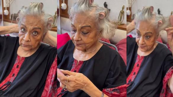 elder woman self care routine for dentist visit heartwarming video 