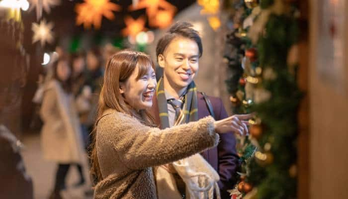 Christmas in Japan celebrated similarly to Valentines Day