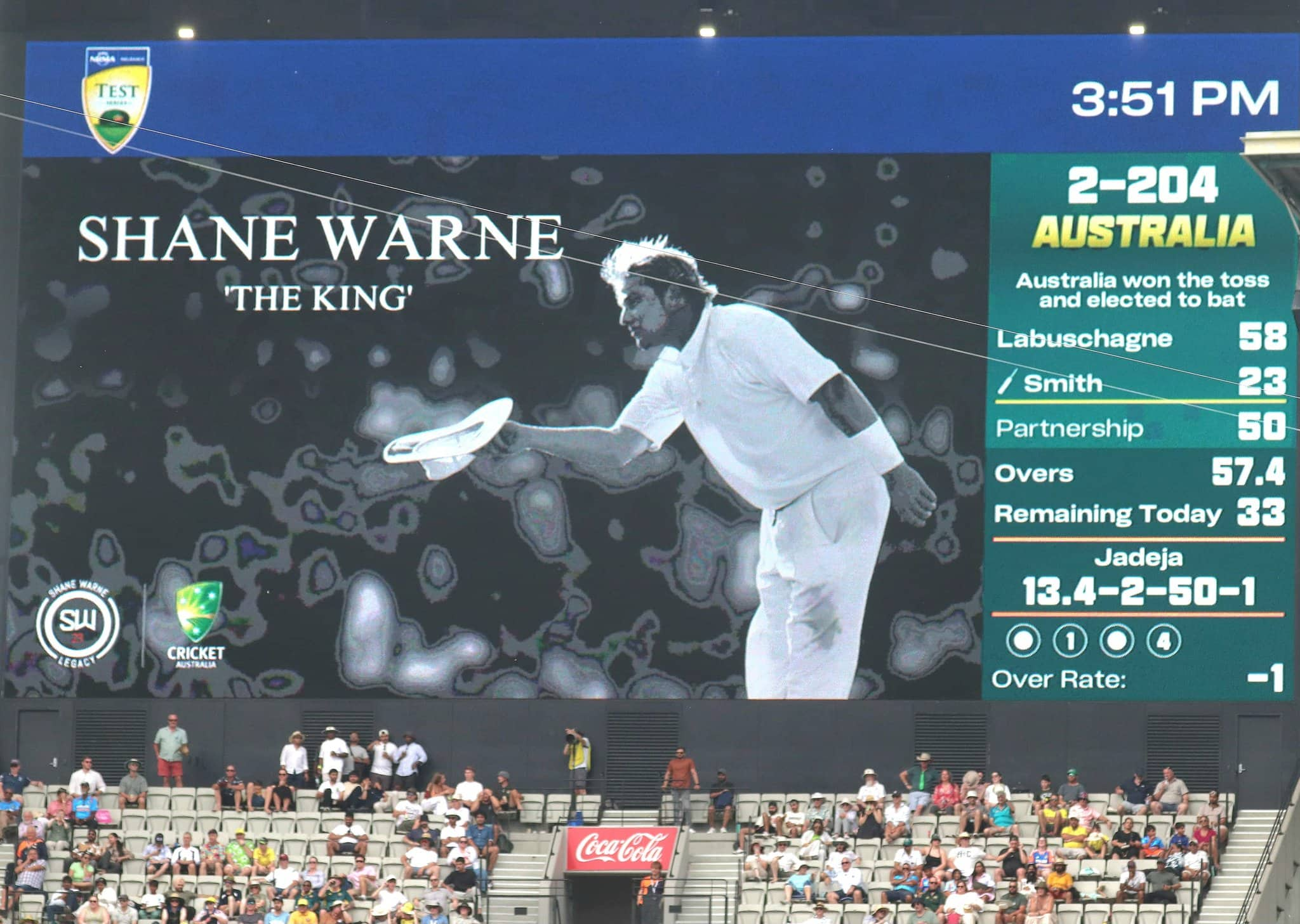 AUS vs IND, Boxing Day Test: MCG pays tribute to Shane Warne with 'Test cap 350' honour; WATCH viral video