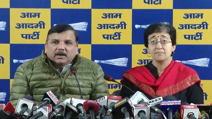 Sanjay Singh and Atishi