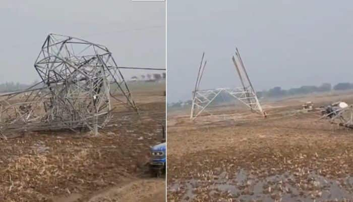 Madhya Pradesh: 3 workers killed, 8 injured as transmission tower collapses in Sidhi (WATCH)