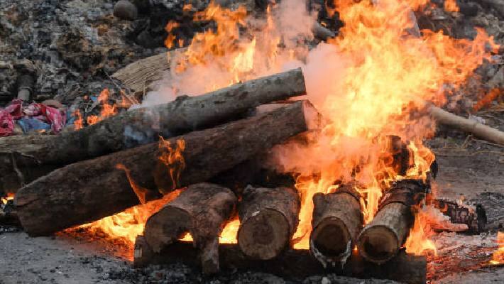 burning pyre